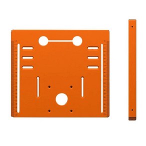 전기 톱 가이드 레일 플레이트 절단기 펀치 프리 바닥 베이스 원형, 28x25cm, 1개