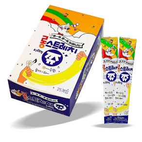 롱 스트레치 쮸 소프트 츄잉캔디 요쿠루트맛 15g x25개 사탕 젤리 아이들 사무실 간식