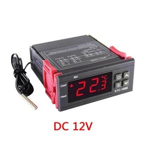 STC-1000 STC 1000 LED 디지털 온도 조절기 인큐베이터 컨트롤러 릴레이 가열 냉각 12V 24V 220V