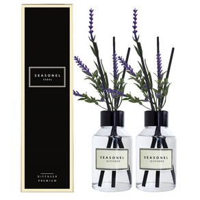 시즈넬 플라워 디퓨저 100ml 라벤더꽃, 2개, 라일락