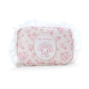 [Sanio] 산리오 캐릭터 My Melody Stawbey Tea Time Pouch 마이멜로디 딸기 티파티 파우치 수납 가방