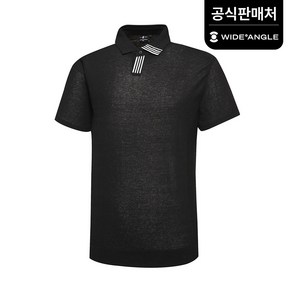 [와이드앵글 공식] [골프] 남성 CF 카라 포인트 반팔 스웨터 M WMM22K41Z1