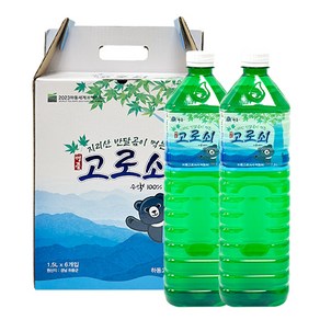 2025 첫물 하동 지리산 고로쇠 1.5L, 6개