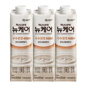 뉴케어 구수한맛 밸런스업 아침식사대용식 단백질음료, 1박스, 230ml