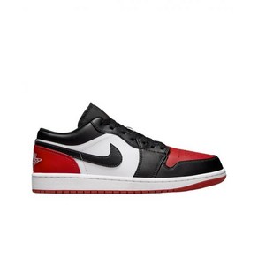 [정품 보증] Jodan 1 Low White Vasity Red 조던 1 로우 화이트 바시티 레드