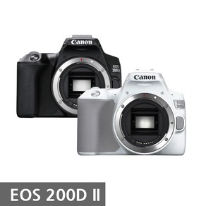 캐논정품/EOS 200D II+18-55mm IS STM/DSLR카메라, 블랙