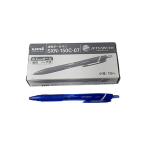 유니 제트스트림 0.7mm 블루 레드 단색볼펜 1갑 / SXN-150C-07, 블루1갑