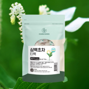 국산 삼백초 차 티 100% 삼백초 먹는법 티백 삼백초 뿌리 잎, 1개, 50개입, 1g