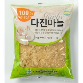 조양FNG HACCP인증 국산 다진마늘 1kg, 5개