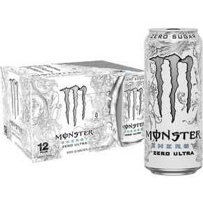 Monster Energy Ultra Strawberry Dreams 무설탕 에너지 드링크 473.2ml16온스 15개 팩 217226