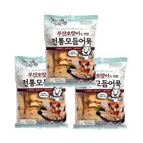 범표어묵 어묵탕 오뎅볶음 전통모듬어묵, 3개, 700g