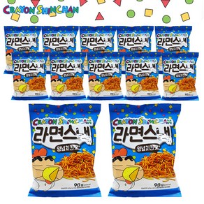 예이니식품 크레용신짱 라면스낵 양념치킨맛 (90g) 과자뿌셔뿌셔에낙