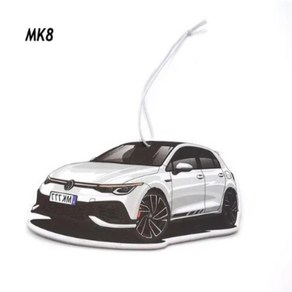 폭스바겐 차량용 공기 청정기 걸이식 향수 VW CC 비틀 라만도 마고탄 시로코 사기타 골프 5 6 8 MK6 GTI M, 14 MK5, 14 MK5, 1개