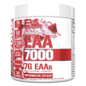 EVLUTIONNUTRITION EAA 7000 필수아미노산 워터멜론 스플래쉬 맛