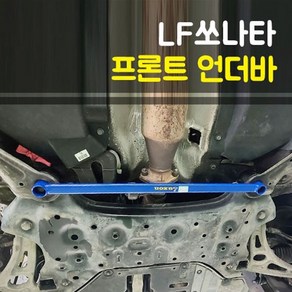 룩손 LF쏘나타 프론트 언더바 ㅡ자형 뉴라이즈 차량 호환 파랑, 1개