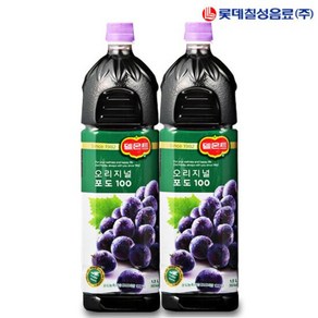 롯데 델몬트 오리지널포도 1.5L x 4펫 낱개, 4개