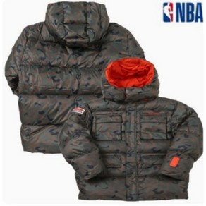 NBA 배색 헤비 엔비에이 우븐다운 N224DW004Z 마감임박!!!, XL(105), 오렌지(41)