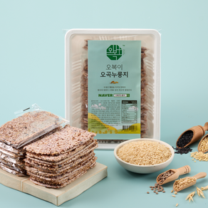 국내산 현미 누룽지 3팩, 3개, 500g, 오곡(500g x 3팩)