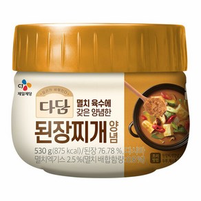 다담 된장찌개양념/청국장/우렁강된장 3종 선택구매, 530g, 3개