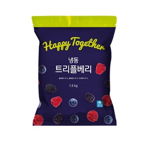 생활앤 냉동 트리플베리 1.3kg, 3개