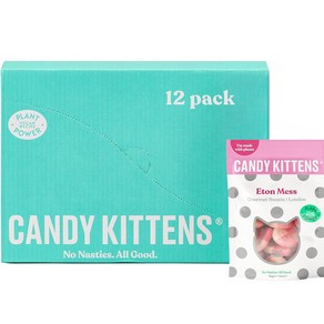 [영국발송] 54g 12봉지 스웨디시 젤리 캔디키튼 비건 이튼메스 Candy Kittens ETON MESS, 12개