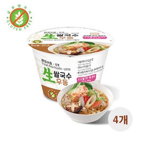 한국면가 생쌀면 우동 (215g) X 4개 /글루텐프리