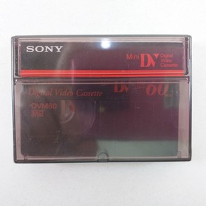 소니 6MM 비디오 공테이프 미개봉/ DIGITAL VIDEO CASSETTE/ DVM60