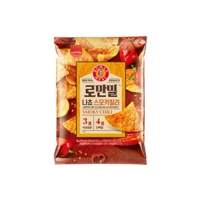 [보아스몰] 삼립 로만밀 나쵸 스모키칠리 나쵸, 65g, 1개