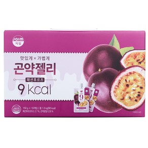 자임 곤약젤리 패션후르츠 150g x 10입, 10개