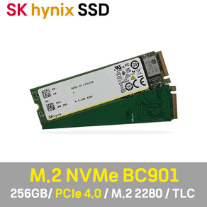 SK 하이닉스 BC711 M.2 NVMe SSD 256GB (벌크), BC901 256GB