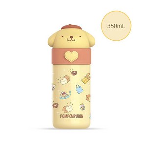 GOYES 산리오 텀블러 마이멜로디 시나모롤 쿠로미 귀여운 캐릭터 물병 350ml