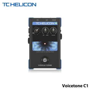 TC Helicon Voicetone C1 Hadtune 및 Coection 보컬 기타 페달, 1개