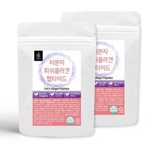 준코 저분자 피쉬 콜라겐 펩타이드 분말 [ 500달톤 ], 2개, 200g