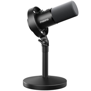 마오노 USB XLR 노이즈캔슬링 다이나믹 마이크 프로 레코딩 팟캐스트 방송용 게이밍 PD300X, PD300X_T(스탠드형)