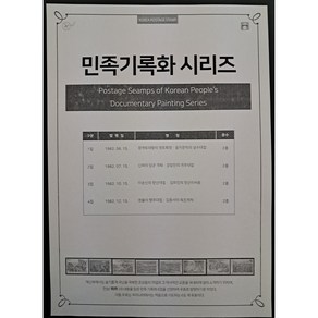 1982 민족기록화시리즈단편추록, 1개