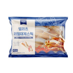 [오늘출발] 델리츠 리얼대게스틱 30개 대게다리 게맛살 크랩스틱 게살 냉동, 20g