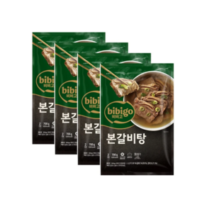 CJ 비비고 본갈비탕 2인분 (냉동) 700g, 4개