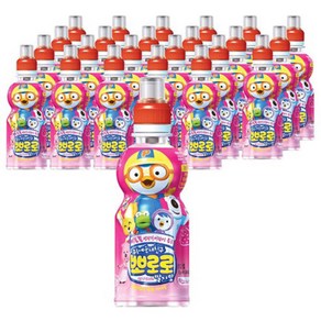 팔도 뽀로로음료 5종 모음 24병 (1박스), 24개, 뽀로로음료딸기, 235ml