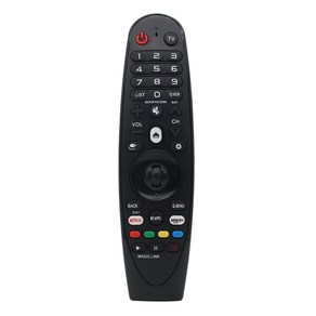 LG 스마트 LCD TV용 리모컨 교체 AN-MR18BA/19BA AN-MR600 AN-MR650 AN-MR650A AN-MR600G AM-HR600 AM-HR650A, 검은색, 1