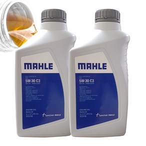 MAHLE 엔진오일 말레5W30 (SN C3 가솔린 디젤 LPG 겸용) 1리터 [에프터몰], 1개, 1L