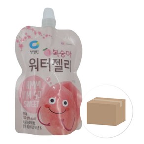 [얌얌마켓] 청정원 워터젤리 복숭아 100g 1박스(32개입), 32개