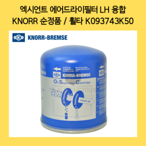 크노르 엑시언트 에어드라이필터 K093743, 1개