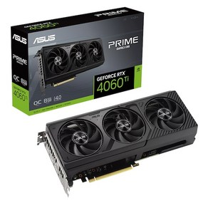 ASUS PRIME 지포스 RTX 4060 Ti O8G OC D6 8GB 인텍앤컴퍼니