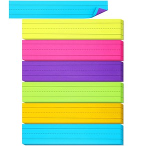 150 Sheets Sentence Stips Ruled Rainbow Sentence 150장 문장 스트립 줄이 그어진 무지개 문장 스트립 문장 학습 스트립 학교 사무용품, 1개, 기타