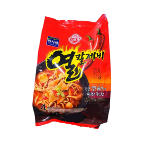 트레이더스 오뚜기 열칼제비 768g 얼큰 쫀득 수제비 칼국수 아이스박스+아이스팩 무료, 4개, 192g