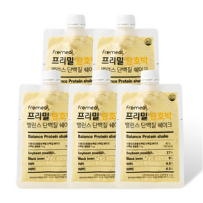 프리밀 단호박 밸런스 단백질 쉐이크 200g(40g X 5개입) 아미노산 BCAA 포함 동물성+식물성 단백질, 40g, 5개