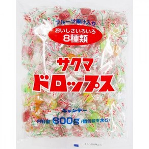 사쿠마 드롭스 1봉지(800g 약 211개 포함) 사쿠마 제과(일본직구)