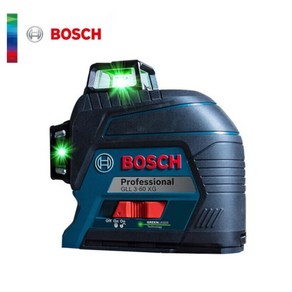 Bosch 전문 레이저 레벨 거리 측정기 방수 방진 3D 3 면 12 라인 그린 빔 그라디언터 GLL30G/Gll3-60Xg, [01], 1개