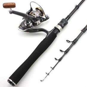 텔레스코픽 낚싯대 및 릴 세트 루어 낚싯대 여행 낚시 태클 슬로우 페스카 15M 18M ul, 150cm, Only fishing od