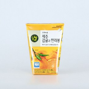 (초록마을) 제주 감귤과 한라봉주스, 125ml, 40개